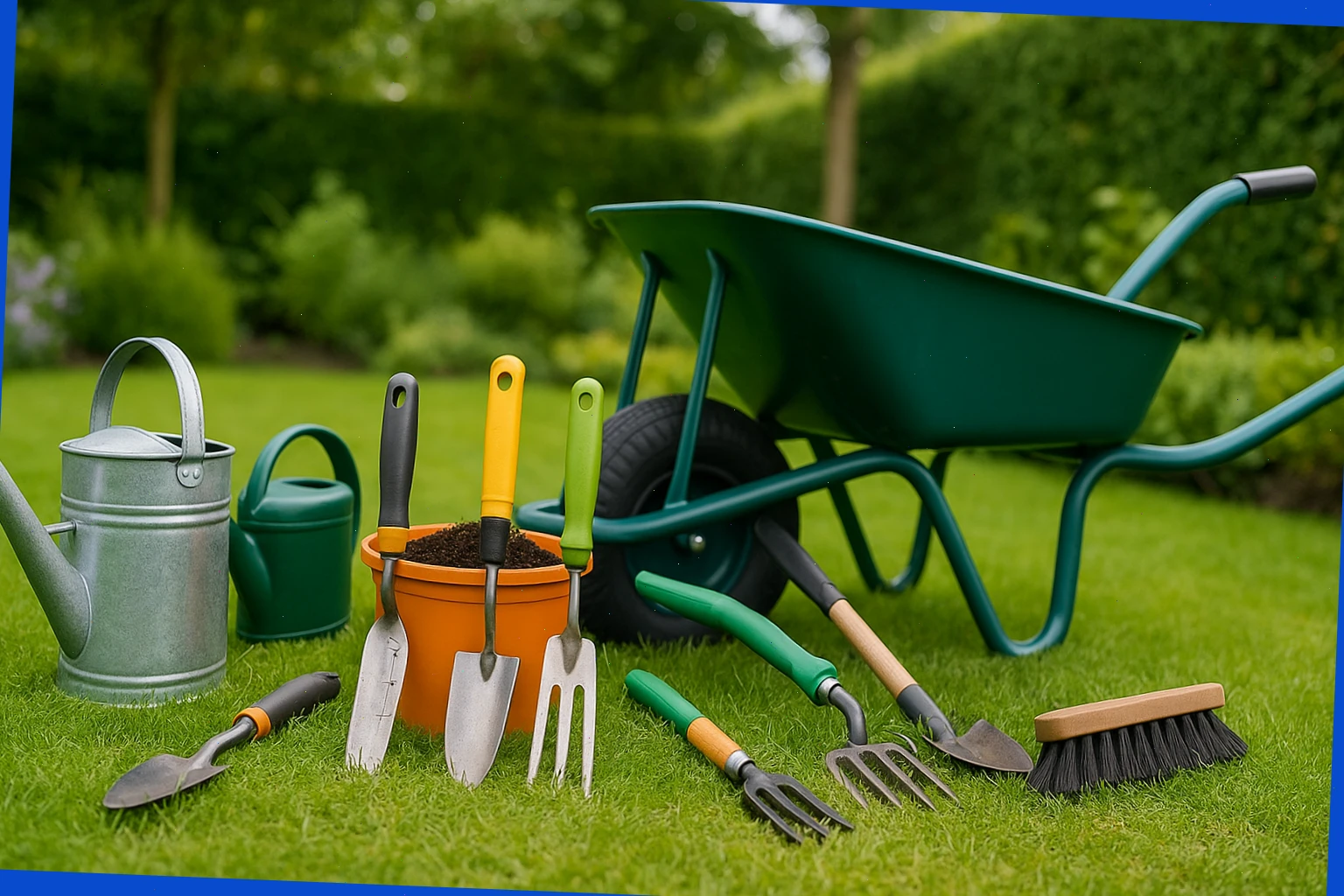 Mixed garden toolkit for beginners